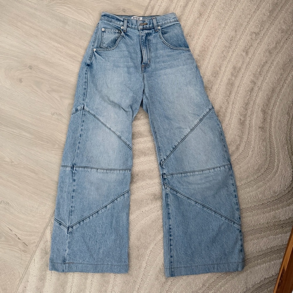EB Denim Frederic Jeans in Daphne light wash horseshoe pants size 25 - Picture 5 of 6